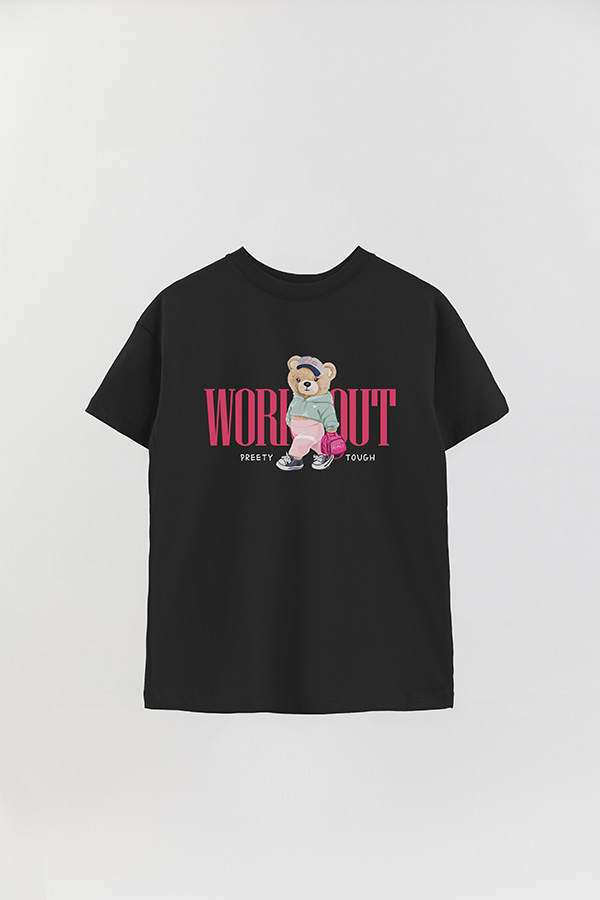 REMERA OVER ESTAMPADA UNISEX WORKOUT