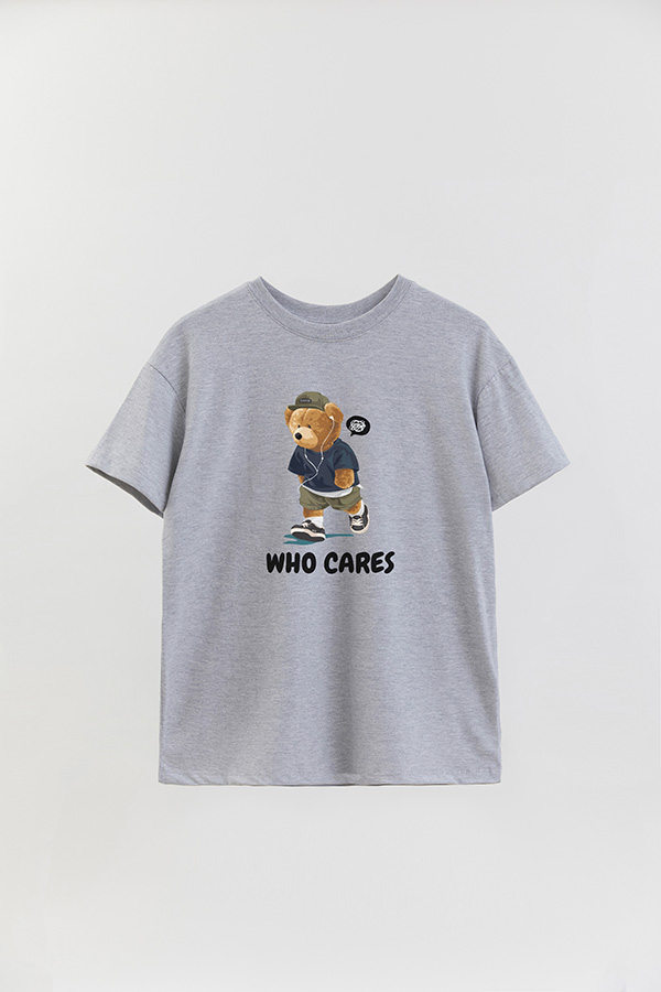 REMERA OVER ESTAMPADA UNISEX WHO CARES