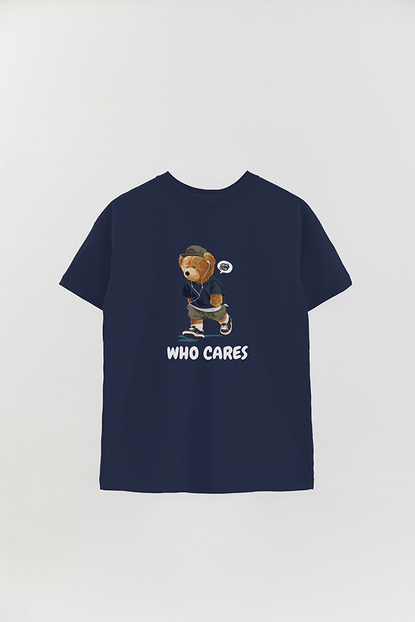 REMERA OVER ESTAMPADA UNISEX WHO CARES