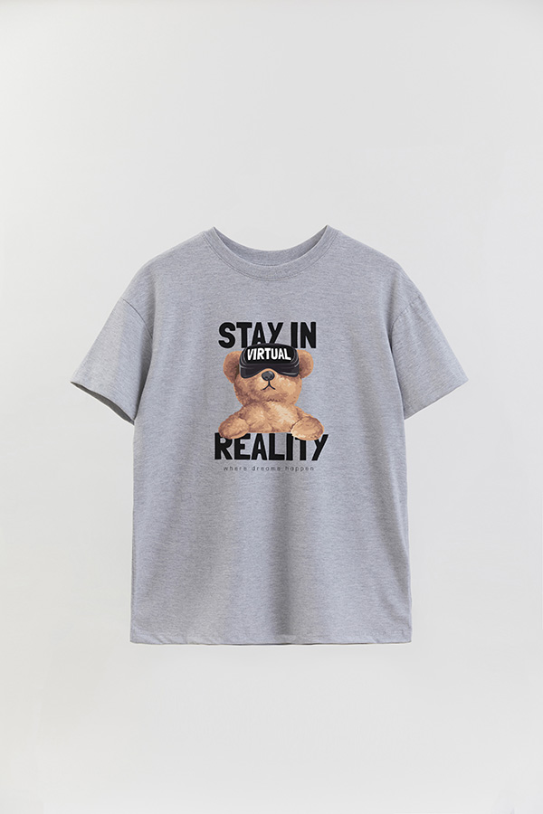 REMERA OVER ESTAMPADA UNISEX VIRTUAL REALITY