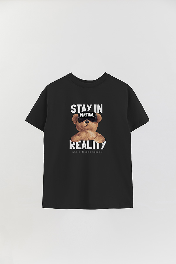 REMERA OVER ESTAMPADA UNISEX VIRTUAL REALITY