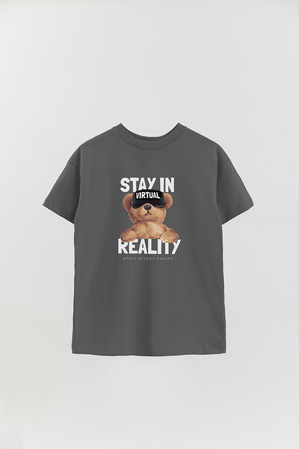 REMERA OVER ESTAMPADA UNISEX VIRTUAL REALITY