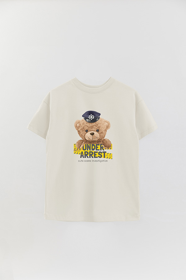 REMERA OVER ESTAMPADA UNISEX UNDER ARREST