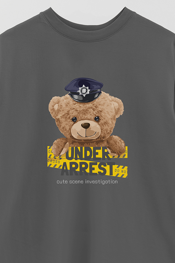 REMERA OVER ESTAMPADA UNISEX UNDER ARREST