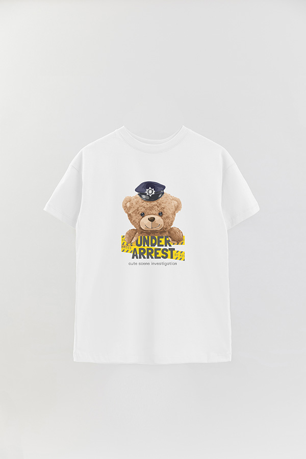 REMERA OVER ESTAMPADA UNISEX UNDER ARREST