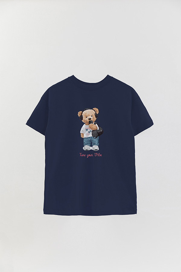 REMERA OVER ESTAMPADA UNISEX TUNE YOUR VIBE
