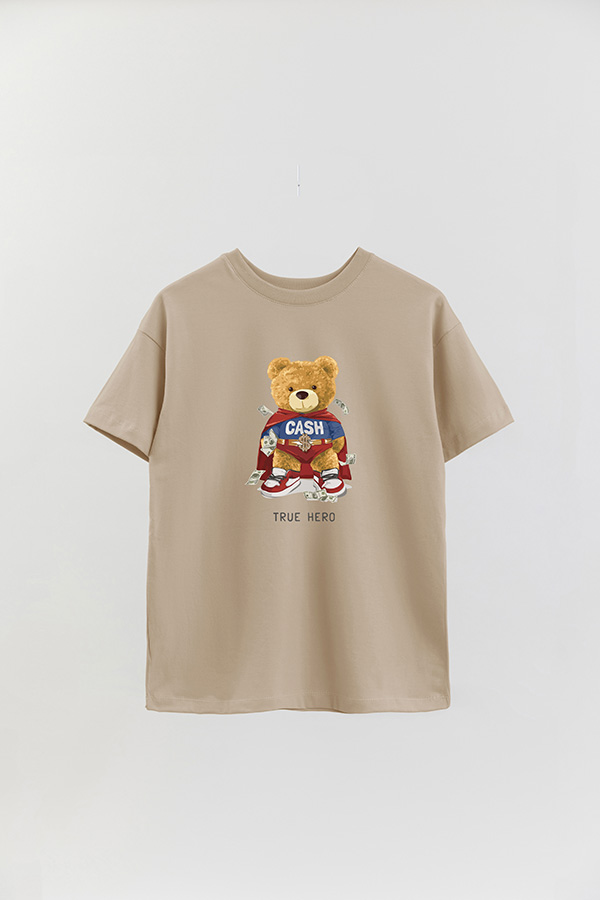 REMERA OVER ESTAMPADA UNISEX TRUE HERO