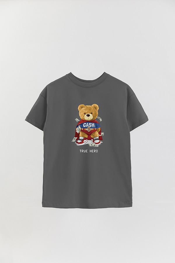 REMERA OVER ESTAMPADA UNISEX TRUE HERO
