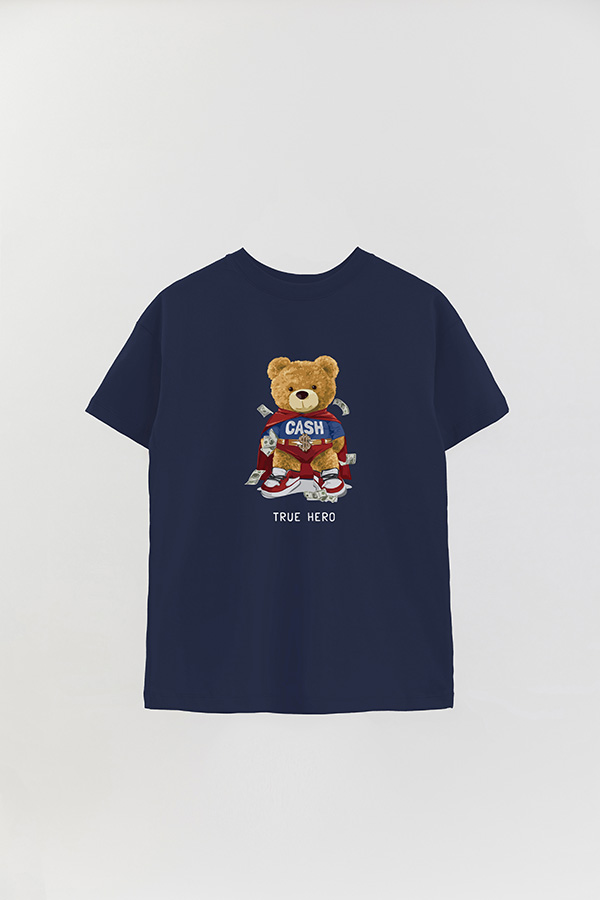 REMERA OVER ESTAMPADA UNISEX TRUE HERO