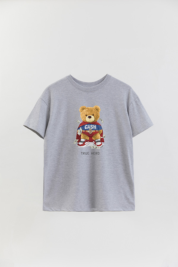 REMERA OVER ESTAMPADA UNISEX TRUE HERO