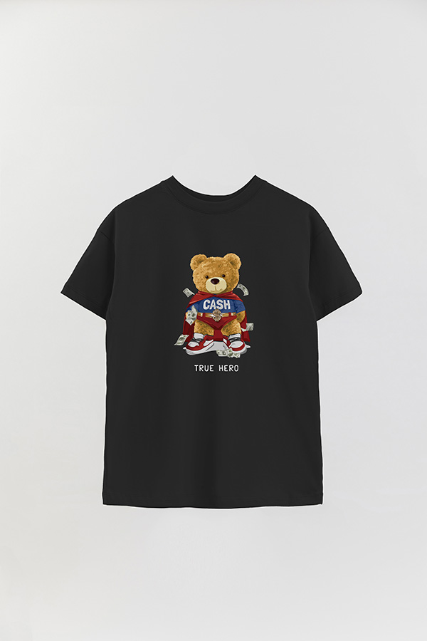 REMERA OVER ESTAMPADA UNISEX TRUE HERO