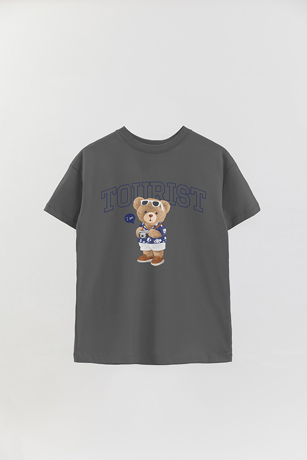 REMERA OVER ESTAMPADA UNISEX TOURIST