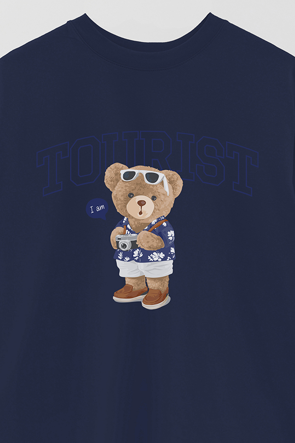 REMERA OVER ESTAMPADA UNISEX TOURIST
