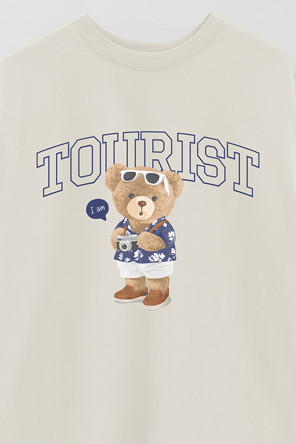 REMERA OVER ESTAMPADA UNISEX TOURIST