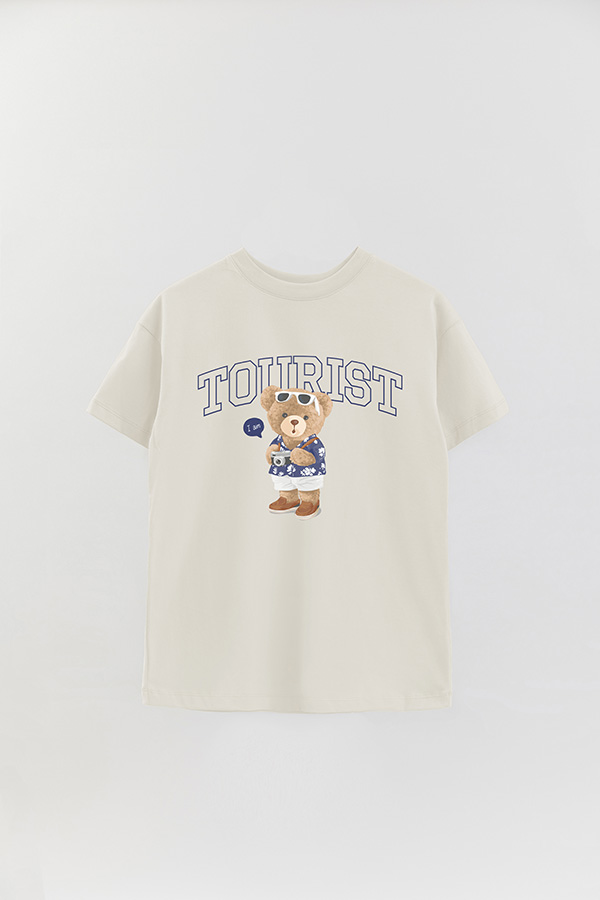 REMERA OVER ESTAMPADA UNISEX TOURIST