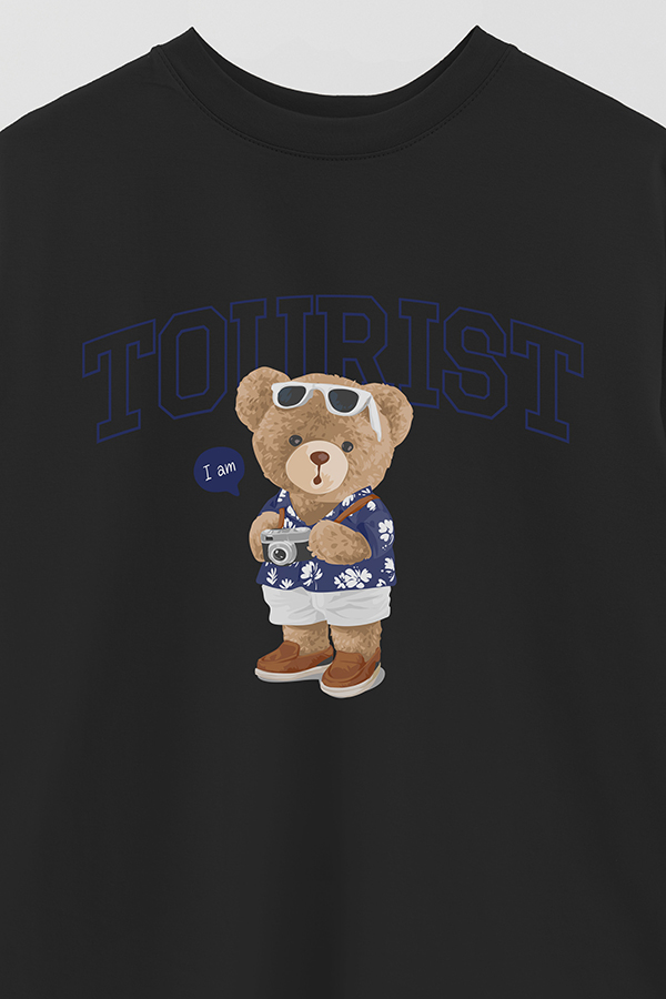REMERA OVER ESTAMPADA UNISEX TOURIST