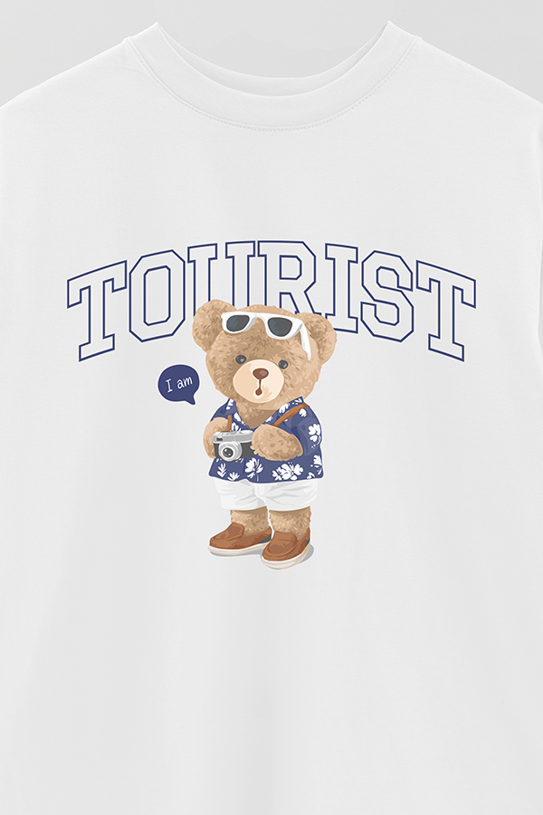 REMERA OVER ESTAMPADA UNISEX TOURIST