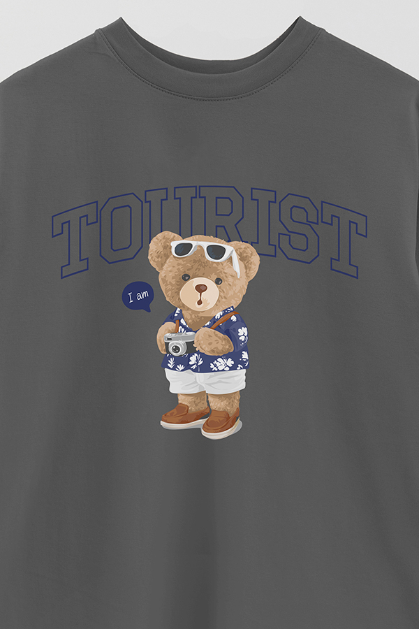 REMERA OVER ESTAMPADA UNISEX TOURIST