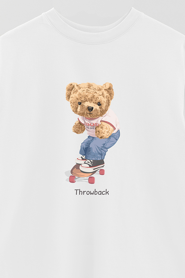 REMERA OVER ESTAMPADA UNISEX THROWBACK