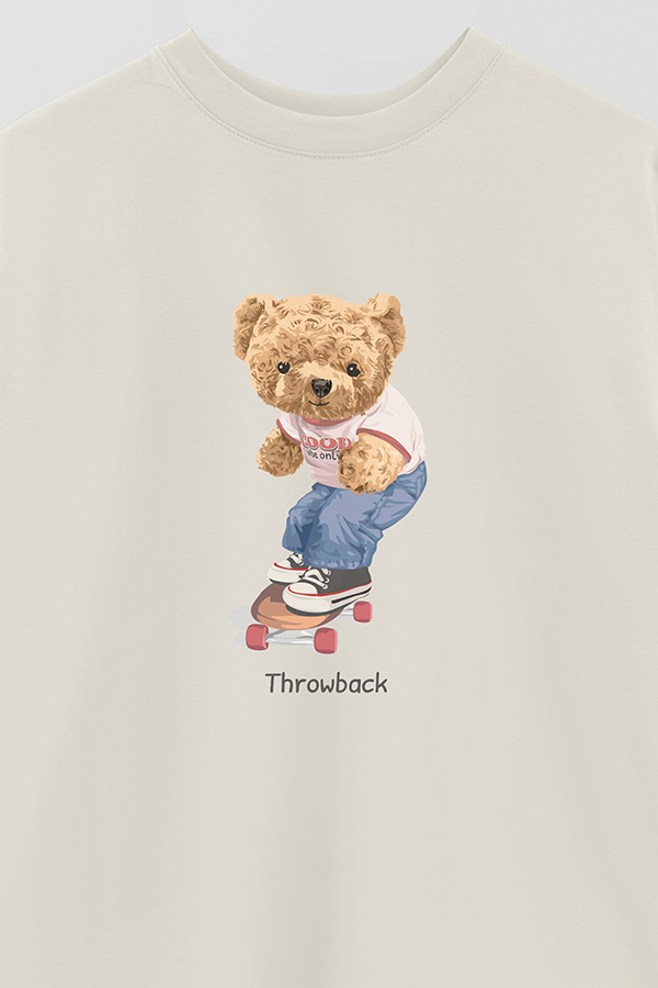 REMERA OVER ESTAMPADA UNISEX THROWBACK