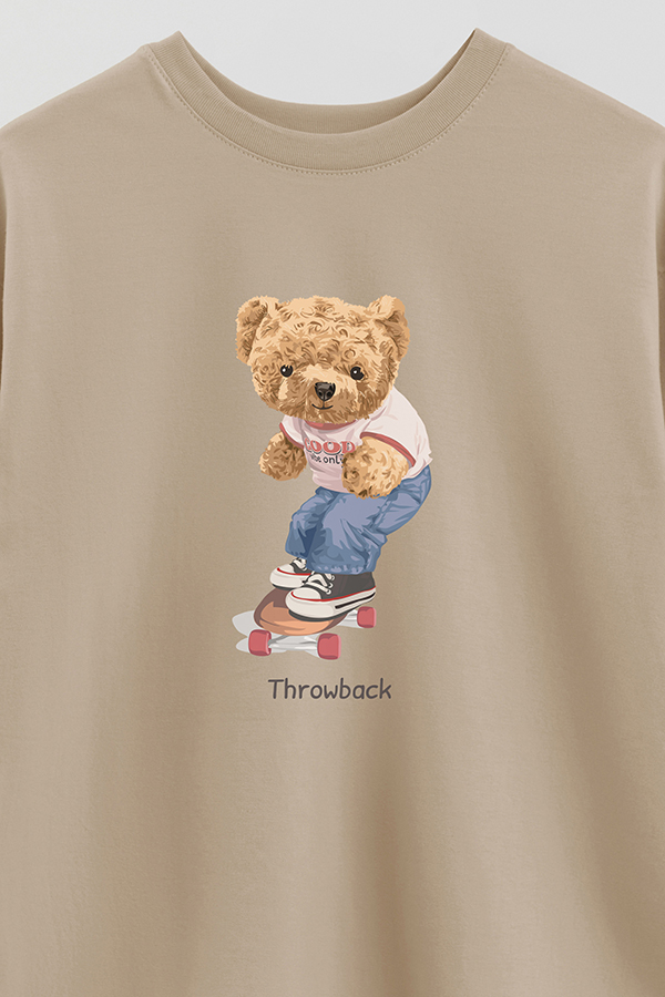 REMERA OVER ESTAMPADA UNISEX THROWBACK