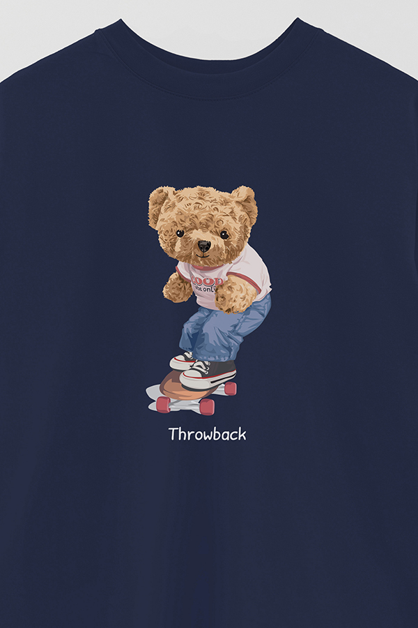 REMERA OVER ESTAMPADA UNISEX THROWBACK
