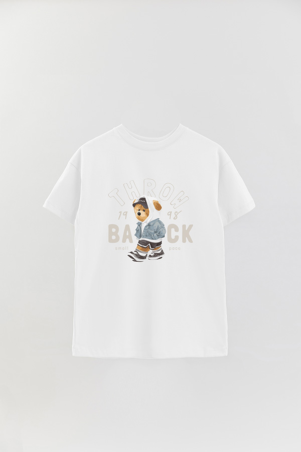 REMERA OVER ESTAMPADA UNISEX THROW BACK