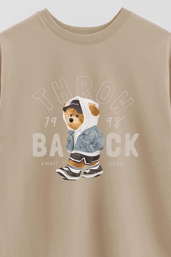 REMERA OVER ESTAMPADA UNISEX THROW BACK