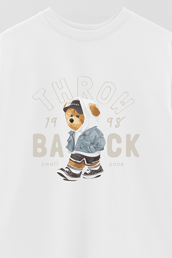 REMERA OVER ESTAMPADA UNISEX THROW BACK