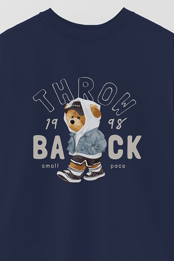 REMERA OVER ESTAMPADA UNISEX THROW BACK