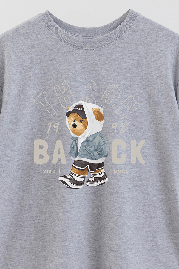 REMERA OVER ESTAMPADA UNISEX THROW BACK