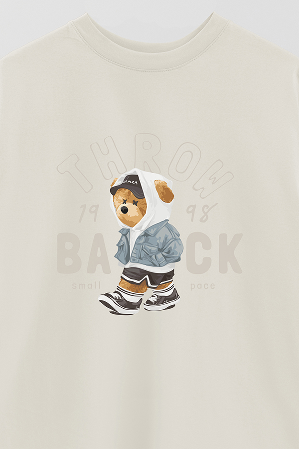 REMERA OVER ESTAMPADA UNISEX THROW BACK