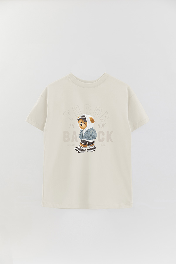 REMERA OVER ESTAMPADA UNISEX THROW BACK