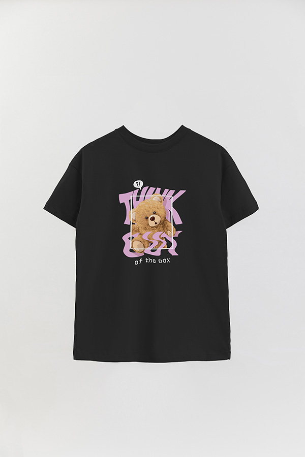REMERA OVER ESTAMPADA UNISEX THINK OUT