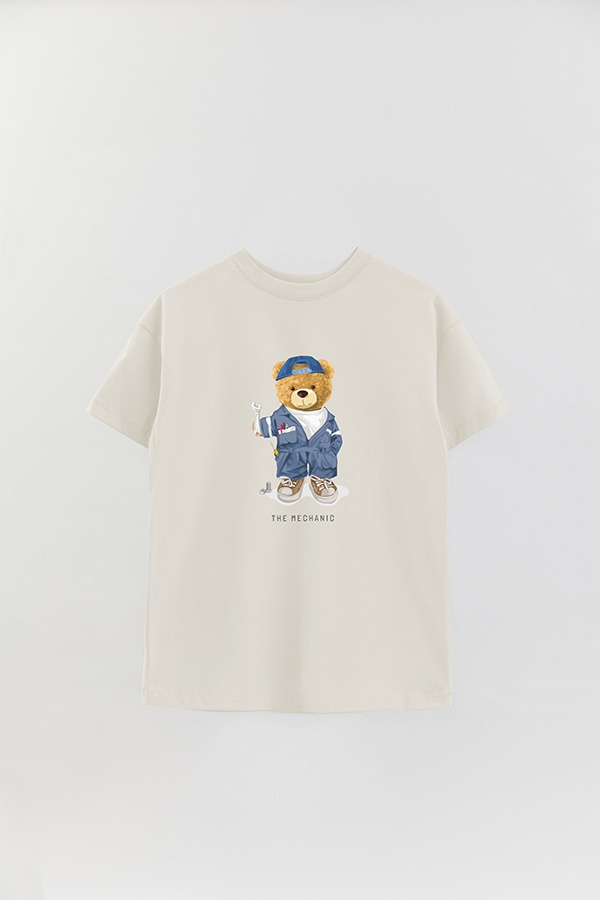 REMERA OVER ESTAMPADA UNISEX THE MECHANIC