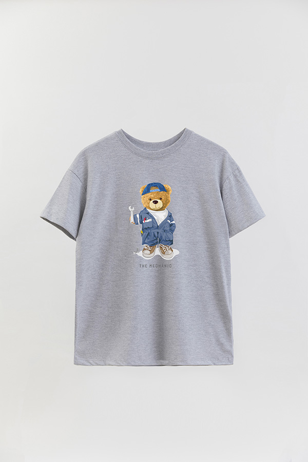REMERA OVER ESTAMPADA UNISEX THE MECHANIC