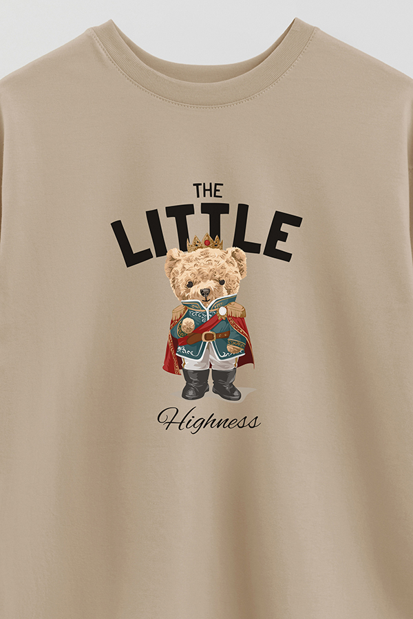 REMERA OVER ESTAMPADA UNISEX THE LITTLE HIGHNESS