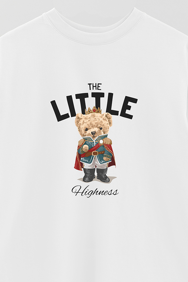 REMERA OVER ESTAMPADA UNISEX THE LITTLE HIGHNESS