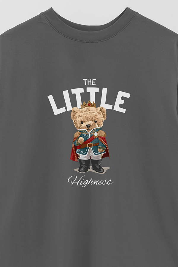 REMERA OVER ESTAMPADA UNISEX THE LITTLE HIGHNESS