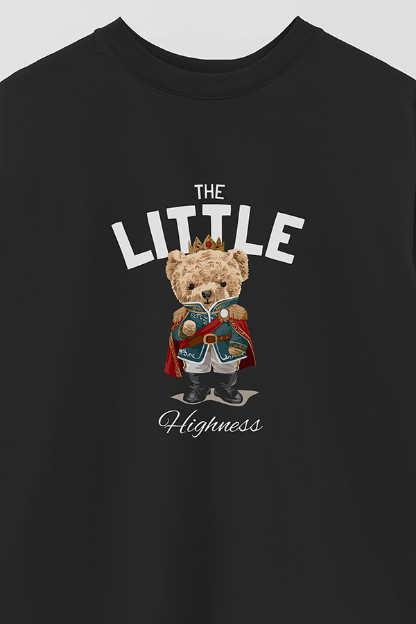 REMERA OVER ESTAMPADA UNISEX THE LITTLE HIGHNESS