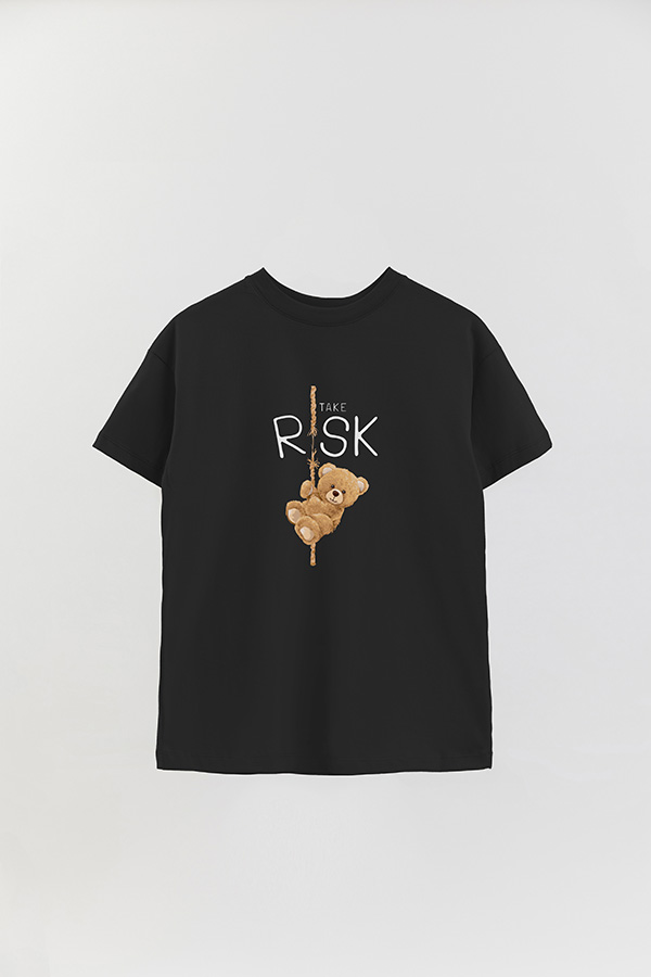 REMERA OVER ESTAMPADA UNISEX TAKE RISK