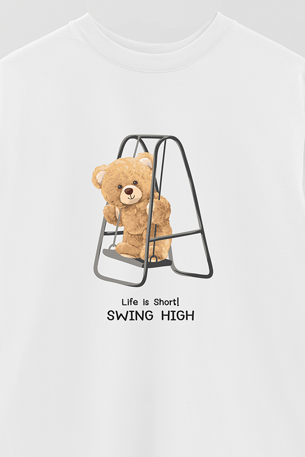 REMERA OVER ESTAMPADA UNISEX SWING HIGH