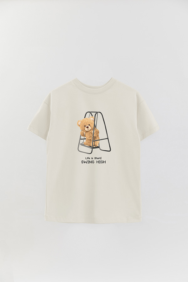 REMERA OVER ESTAMPADA UNISEX SWING HIGH