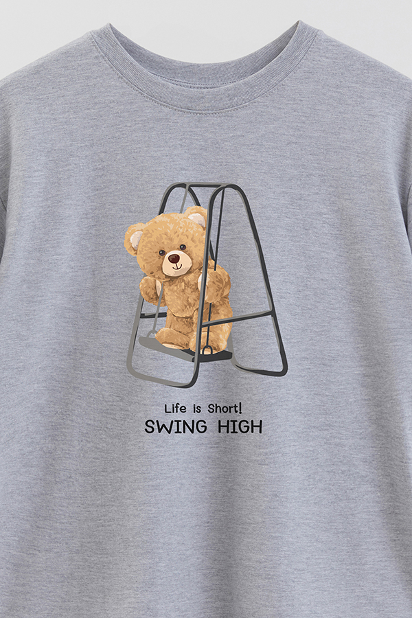 REMERA OVER ESTAMPADA UNISEX SWING HIGH