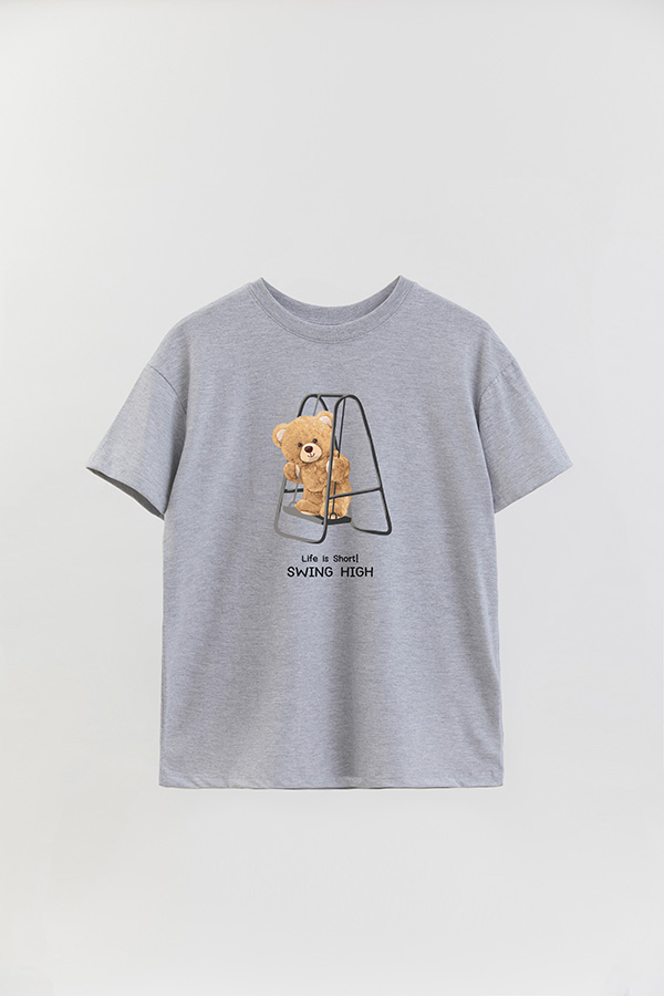 REMERA OVER ESTAMPADA UNISEX SWING HIGH