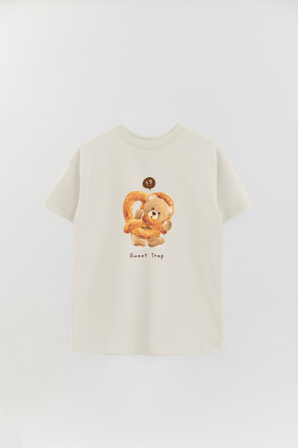 REMERA OVER ESTAMPADA UNISEX SWEET TRAP