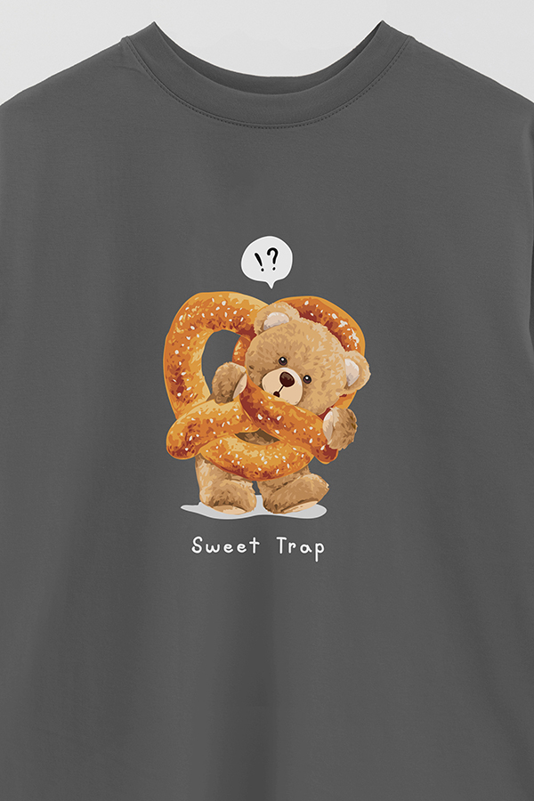 REMERA OVER ESTAMPADA UNISEX SWEET TRAP