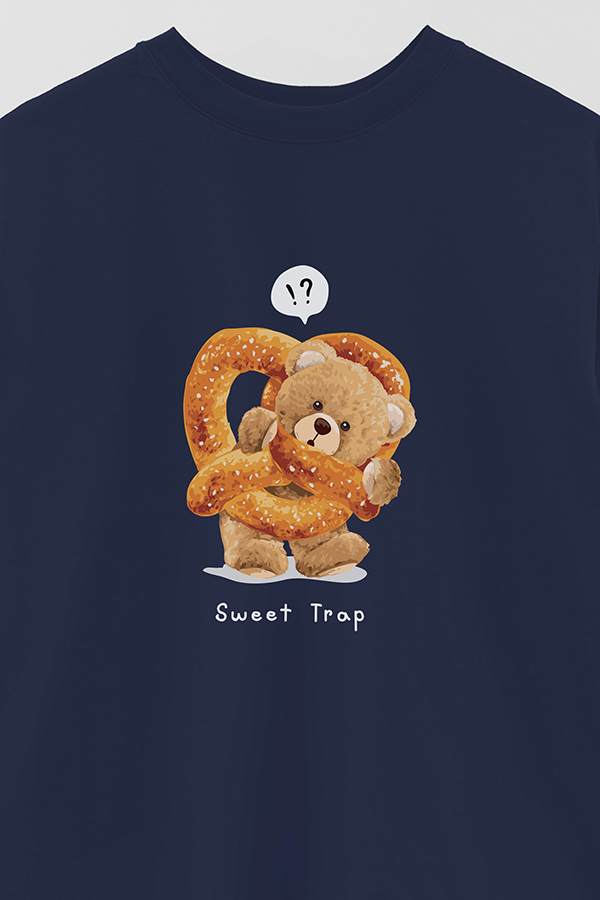 REMERA OVER ESTAMPADA UNISEX SWEET TRAP