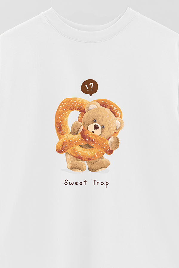REMERA OVER ESTAMPADA UNISEX SWEET TRAP