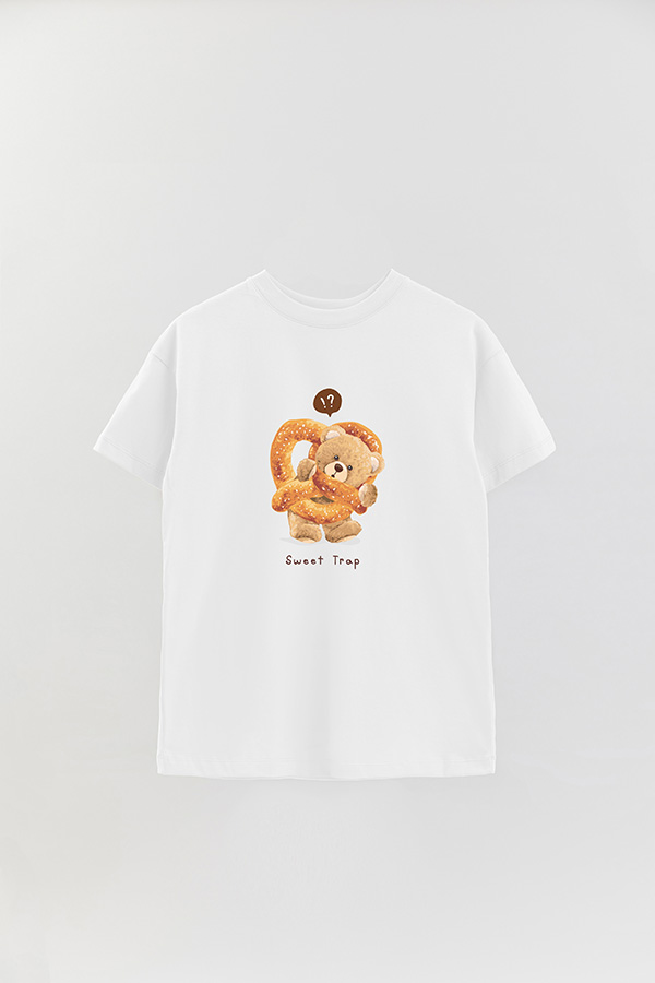 REMERA OVER ESTAMPADA UNISEX SWEET TRAP
